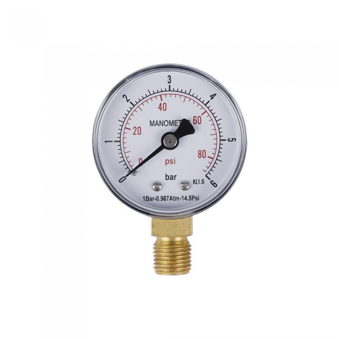 Манометр SD Plus 50 мм 1/4", нижнє підмикання SD1706B