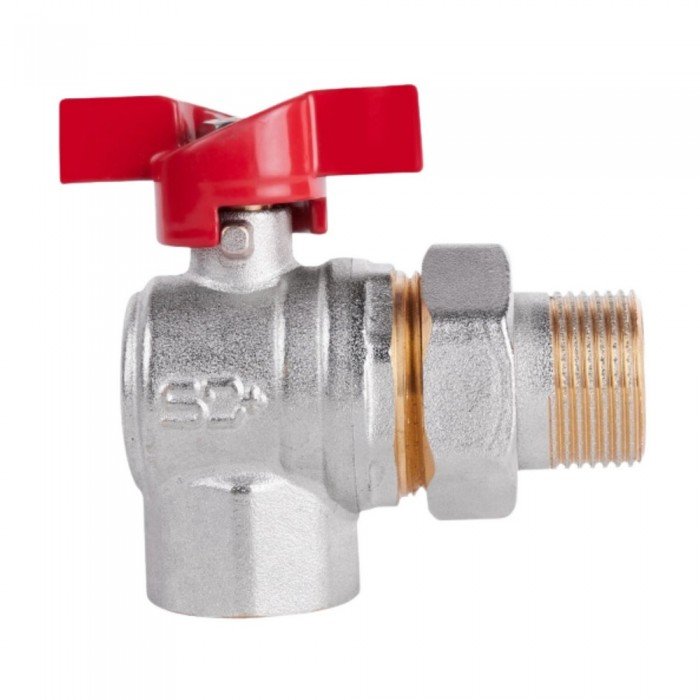 Кран шаровой "Американка" SD Plus угловой 3/4" ВН SD222W20