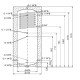 Теплоаккумулятор Thermo Alliance TAI-10 350 с теплообменником 1,4 кв. м с изоляцией 60 мм