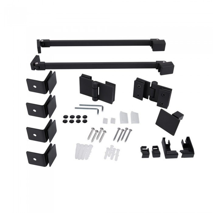 Душова кабіна Qtap Capricorn BLA10128RC6 120x80 см, скло Clear 6 мм, покриття CalcLess без піддона