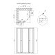 Душевая кабина Qtap Pisces CRM109-11SP5 90-105x90-105 см, стекло Pear 5 мм без поддона Душевая кабина Qtap Pisces CRM109-11SP5 90-105x90-105 см, стекло Pear 5 мм без поддона