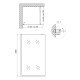 Душевая перегородка Qtap Walk-In Standard CRM209.C8 90х200 см, стекло Clear 8 мм, покрытие CalcLess Душевая перегородка Qtap Walk-In Standard CRM209.C8 90х200 см, стекло Clear 8 мм, покрытие CalcLess