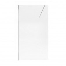 Душевая перегородка Qtap Walk-In Standard CRM2011.C8 110х200 см, стекло Clear 8 мм, покрытие CalcLess Душевая перегородка Qtap Walk-In Standard CRM2011.C8 110х200 см, стекло Clear 8 мм, покрытие CalcLess
