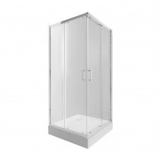 Набор Qtap душевая кабина Taurus CRM1011SC6 Clear 100х100 см + поддон Tern 301112 Набор Qtap душевая кабина Taurus CRM1011SC6 Clear 100х100 см + поддон Tern 301112
