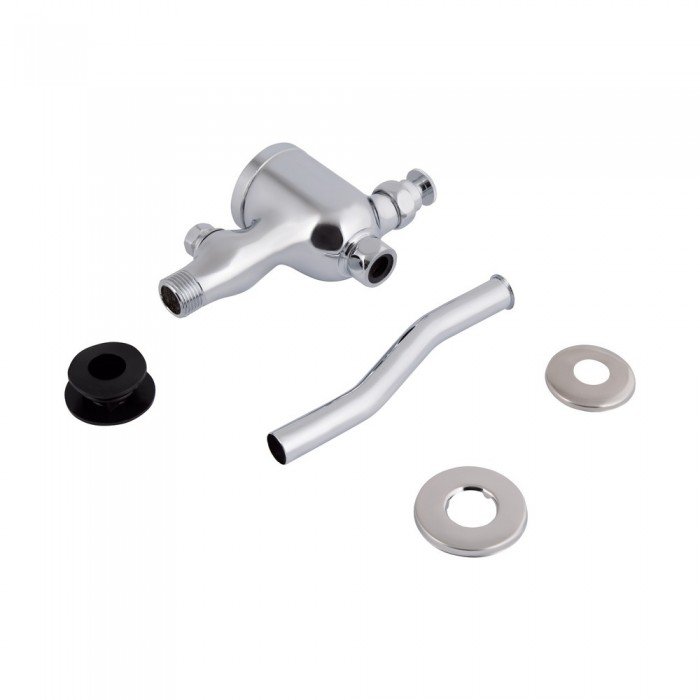 Пісуар підвісний Qtap Crow з краном-дозатором 390х330х660 White QT0588112HW