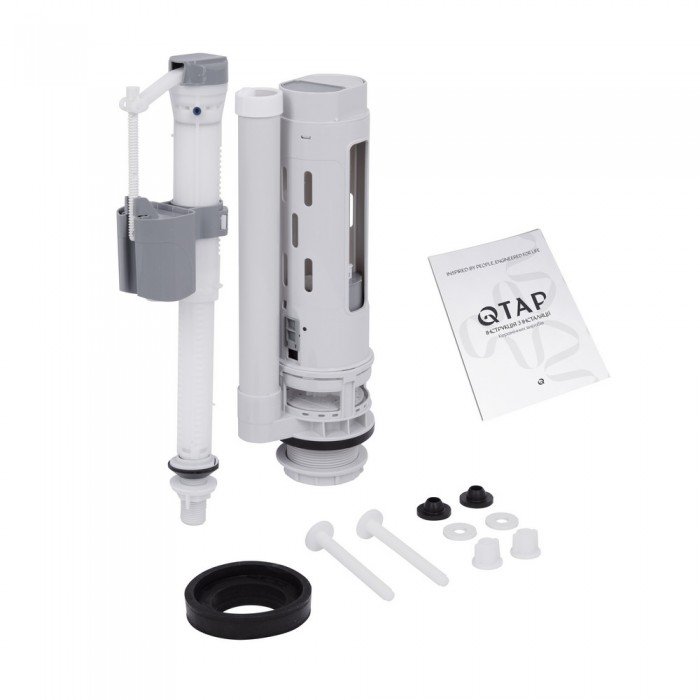 Унітаз-компакт Qtap Presto безобідковий з сідінням Soft-close QT24221217AW Унітаз-компакт Qtap Presto безобідковий з сідінням Soft-close QT24221217AW