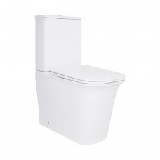 Унитаз-компакт Qtap Nando безободковый с сиденьем Soft-close QT12221222AW Унитаз-компакт Qtap Nando безободковый с сиденьем Soft-close QT12221222AW