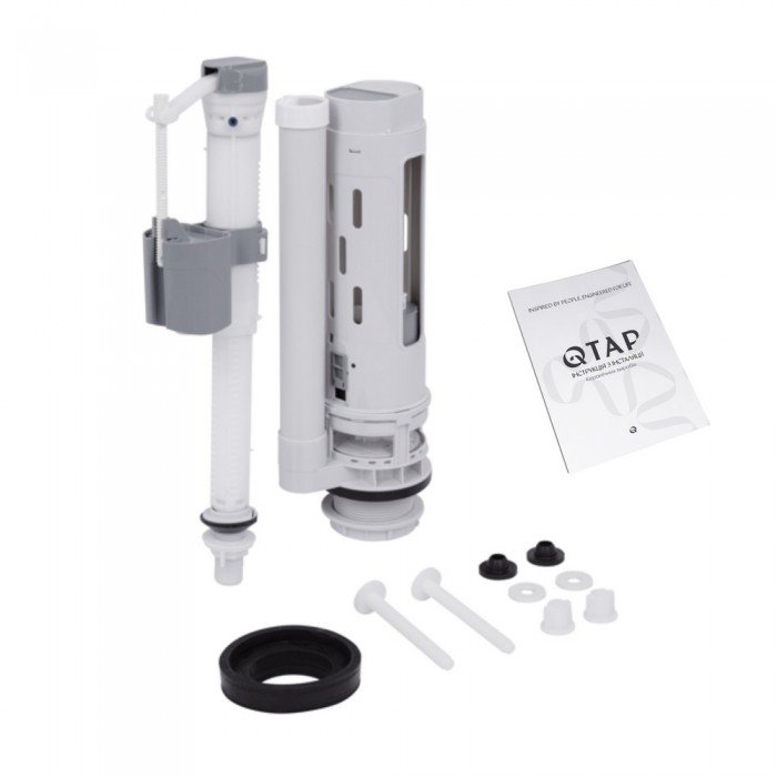 Унитаз-компакт Qtap Nando безободковый с сиденьем Soft-close QT12221222AW Унитаз-компакт Qtap Nando безободковый с сиденьем Soft-close QT12221222AW