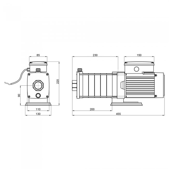 Насос самовсасывающий многоступенчатый Thermo Alliance SRM-306 0,92 кВт