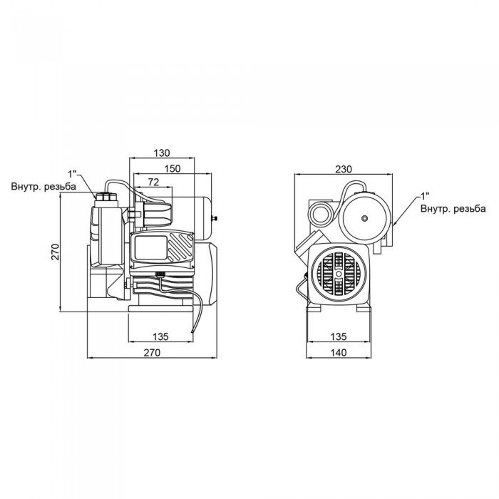 Насосная станция Thermo Alliance PZB750A 0,75 кВт