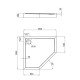 Душевой поддон Qtap Diamond 301112 100x100x12 см + сифон Душевой поддон Qtap Diamond 301112 100x100x12 см + сифон