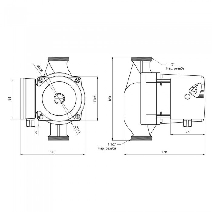 Насос циркуляционный Thermo Alliance LPS 25/80/180