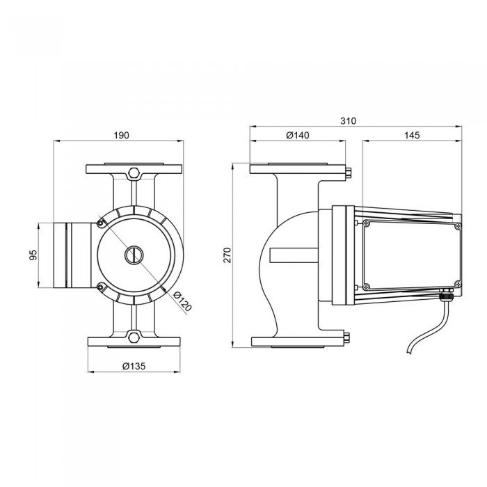 Насос циркуляционный Thermo Alliance LPA50-10-700 Насос циркуляционный Thermo Alliance LPA50-10-700