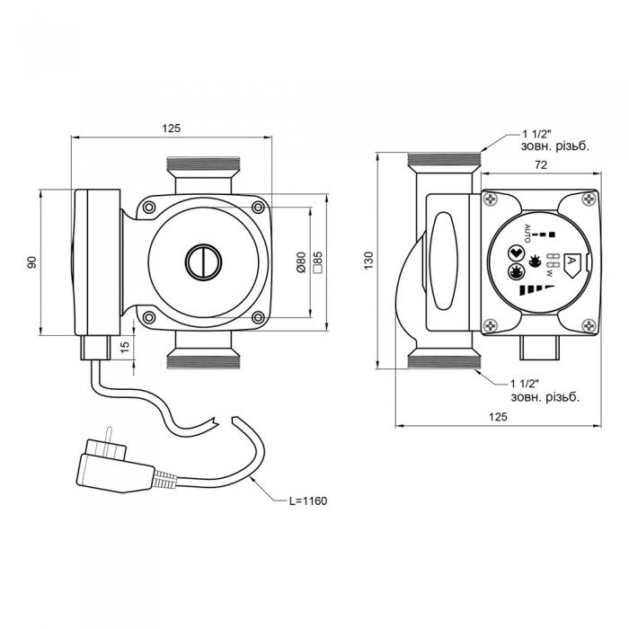 Насос циркуляционный Thermo Alliance LPSA 25/60/130