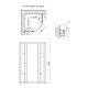 Душевая кабина Lidz Latwa SC80x80.SAT.HIGH.GR, стекло тонированное 4 мм без поддона Душевая кабина Lidz Latwa SC80x80.SAT.HIGH.GR, стекло тонированное 4 мм без поддона