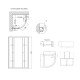 Душевая кабина Lidz Latwa SC80x80.SAT.MID.GR, стекло тонированное 4 мм без поддона Душевая кабина Lidz Latwa SC80x80.SAT.MID.GR, стекло тонированное 4 мм без поддона