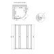 Душевая кабина Lidz Latwa SC80x80.SAT.LOW.FR, стекло Frost 4 мм без поддона Душевая кабина Lidz Latwa SC80x80.SAT.LOW.FR, стекло Frost 4 мм без поддона