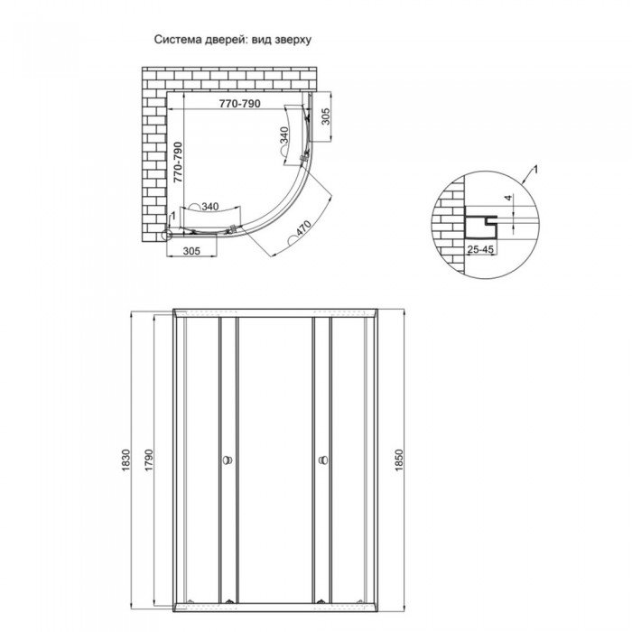 Душевая кабина Lidz Latwa SC80x80.SAT.LOW.GR, стекло тонированное 4 мм без поддона Душевая кабина Lidz Latwa SC80x80.SAT.LOW.GR, стекло тонированное 4 мм без поддона