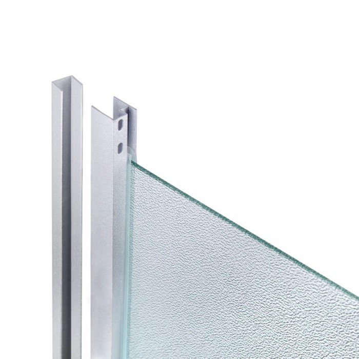 Душова кабіна Lidz Latwa SC90x90.SAT.HIGH.FR, скло Frost 4 мм без піддона