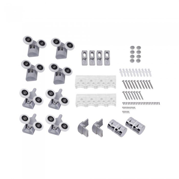 Душова кабіна Lidz Latwa SC90x90.SAT.HIGH.FR, скло Frost 4 мм без піддона