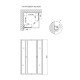 Душевая кабина Lidz Wawel SC80x80.SAT.LOW.FR, стекло Frost 4 мм без поддона Душевая кабина Lidz Wawel SC80x80.SAT.LOW.FR, стекло Frost 4 мм без поддона
