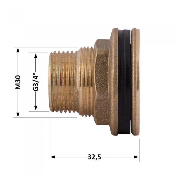 Врезка SD Plus 3/4" в бак SD40020
