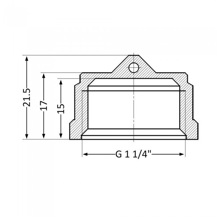 Заглушка SD Plus 1 1/4" ВР SD40232