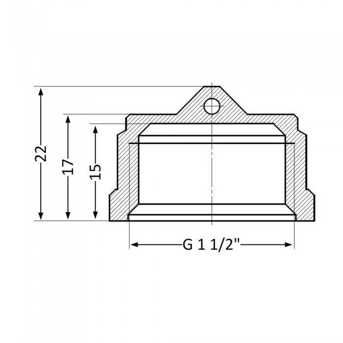 Заглушка SD Plus 1 1/2" ВР SD40240