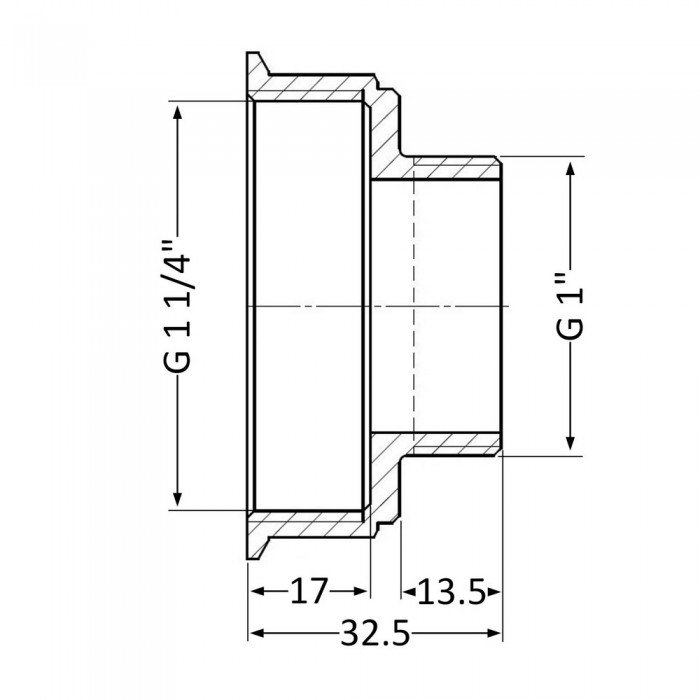 Переход SD Plus 1 1/4"х1" ВН SD4093225