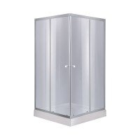 Набор Lidz душевая кабина Wawel SC80x80.SAT.LOW.GR, стекло тонированное 4 мм + поддон Mazur Набор Lidz душевая кабина Wawel SC80x80.SAT.LOW.GR, стекло тонированное 4 мм + поддон Mazur