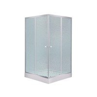 Набор Lidz душевая кабина Wawel SC80x80.SAT.LOW.FR, стекло Frost 4 мм + поддон Mazur Набор Lidz душевая кабина Wawel SC80x80.SAT.LOW.FR, стекло Frost 4 мм + поддон Mazur