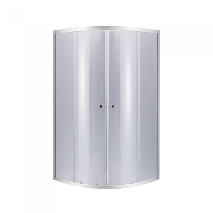 Набір Lidz душова кабіна Latwa SC80x80.SAT.LOW.GR, скло тоноване 4 мм + піддон Kupala