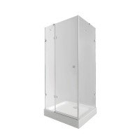 Набор Qtap душевая кабина Capricorn CRM1099SC6 Clear 2020x900x900 мм + поддон Tern 309912C 90x90x12 см с сифоном Набор Qtap душевая кабина Capricorn CRM1099SC6 Clear 2020x900x900 мм + поддон Tern 309912C 90x90x12 см с сифоном