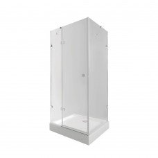 Набор Qtap душевая кабина Capricorn CRM1099SC6 Clear 2020x900x900 мм + поддон Tern 309912C 90x90x12 см с сифоном Набор Qtap душевая кабина Capricorn CRM1099SC6 Clear 2020x900x900 мм + поддон Tern 309912C 90x90x12 см с сифоном