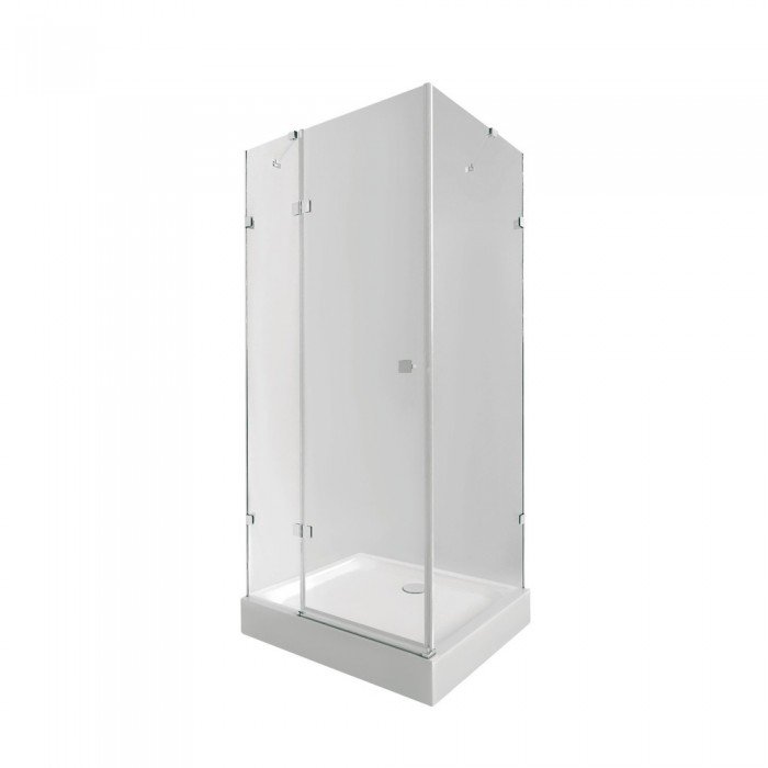 Набор Qtap душевая кабина Capricorn CRM1099SC6 Clear 2020x900x900 мм + поддон Tern 309912C 90x90x12 см с сифоном Набор Qtap душевая кабина Capricorn CRM1099SC6 Clear 2020x900x900 мм + поддон Tern 309912C 90x90x12 см с сифоном