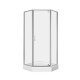 Набор Qtap душевая кабина Leo CRM10995-AC6 Clear 2020x900x900 мм + поддон Diamond 309912 90x90x12 см с сифоном Набор Qtap душевая кабина Leo CRM10995-AC6 Clear 2020x900x900 мм + поддон Diamond 309912 90x90x12 см с сифоном