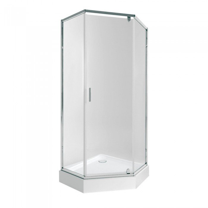 Набор Qtap душевая кабина Scorpio CRM10995-AC6 Clear 2120x900x900 мм + поддон Diamond 309912 90x90x12 см с сифоном Набор Qtap душевая кабина Scorpio CRM10995-AC6 Clear 2120x900x900 мм + поддон Diamond 309912 90x90x12 см с сифоном