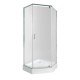 Набор Qtap душевая кабина Scorpio CRM10995-AC6 Clear 2120x900x900 мм + поддон Diamond 309912 90x90x12 см с сифоном Набор Qtap душевая кабина Scorpio CRM10995-AC6 Clear 2120x900x900 мм + поддон Diamond 309912 90x90x12 см с сифоном