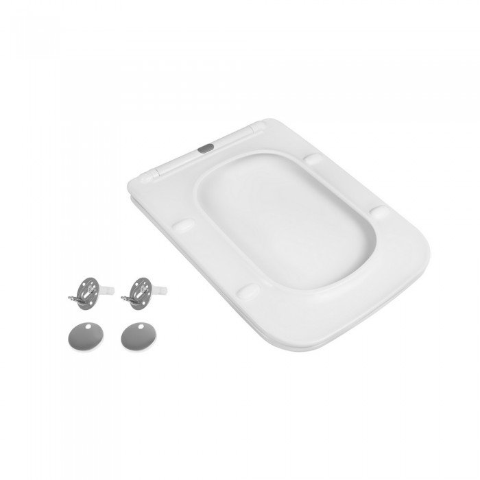 Сиденье для унитаза Qtap Kalao с микролифтом Slim QT08991213AW