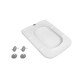 Сиденье для унитаза Qtap Kalao с микролифтом Slim QT08991213AW