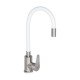 Смеситель для кухни Lidz Vida 015F3 с гибким изливом (k35) LDVID015F3WHI43357 White / Nickel Смеситель для кухни Lidz Vida 015F3 с гибким изливом (k35) LDVID015F3WHI43357 White / Nickel