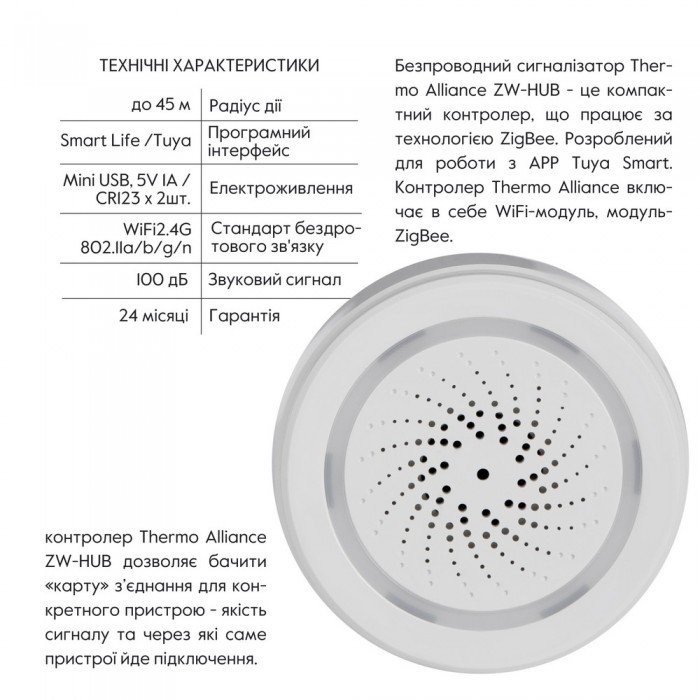 Беспроводной сигнализатор с WiFi WF-SLA