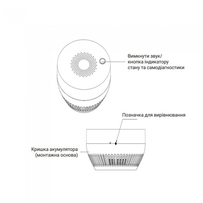 ZigBee Беспроводной датчик дыма ZB-ZSA