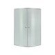 Lidz Latwa SC90x90.SAT.MID.FR Душевая кабина полукруглая, стекло Frost 4 мм + Lidz Душевой поддон KAPIELKA ST90x90x26, с панелью