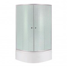Lidz Latwa SC90x90.SAT.HIGH.FR Душевая кабина полукруглая, стекло Frost 4 мм + Lidz Душевой поддон KAPIELKA ST90x90x41, с панелью Lidz Latwa SC90x90.SAT.HIGH.FR Душевая кабина полукруглая, стекло Frost 4 мм + Lidz Душевой поддон KAPIELKA ST90x90x41, с панелью