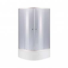 Lidz Latwa SC80x80.SAT.HIGH.GR Душевая кабина полукруглая, стекло тон. 4 мм + Lidz Душевой поддон KAPIELKA ST80x80x41, с панелью Lidz Latwa SC80x80.SAT.HIGH.GR Душевая кабина полукруглая, стекло тон. 4 мм + Lidz Душевой поддон KAPIELKA ST80x80x41, с панелью