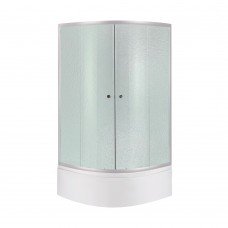 Lidz Latwa SC80x80.SAT.HIGH.FR Душевая кабина полукруглая, стекло Frost 4 мм + Lidz Душевой поддон KAPIELKA ST80x80x41, с панелью Lidz Latwa SC80x80.SAT.HIGH.FR Душевая кабина полукруглая, стекло Frost 4 мм + Lidz Душевой поддон KAPIELKA ST80x80x41, с панелью