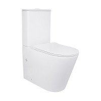 Унітаз-компакт Qtap Scorpio безободковий Ultra Quiet з сидінням Soft-close QT14226088AW