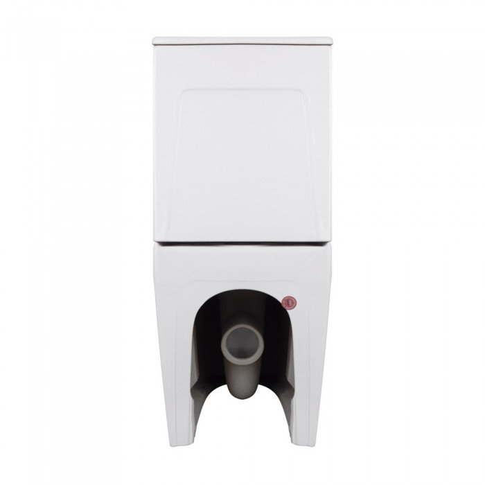 Унітаз-компакт Qtap Scorpio безободковий Ultra Quiet з сидінням Soft-close QT14226088AW