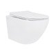 Унітаз підвісний Qtap Jay безободковий Ultra Quiet з сидінням Soft-close QT07335177W
